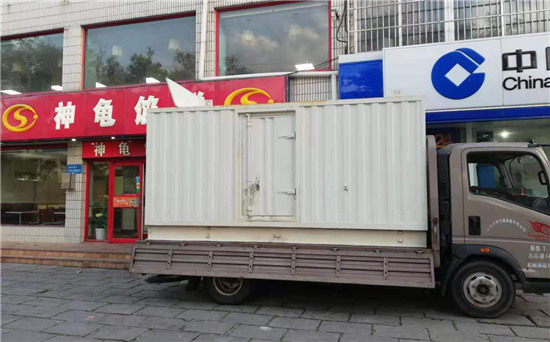 红毛镇出租发电机施工案例